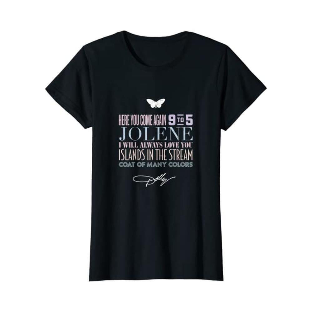 Dolly Parton Greatest Hits Womens T Shirt